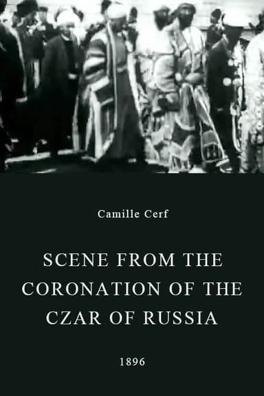 Scene from the Coronation of the Czar of Russia poster