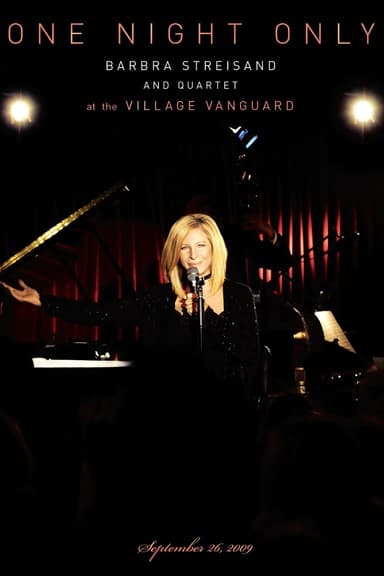 One Night Only - Barbra Streisand and Quartet at the Village Vanguard poster