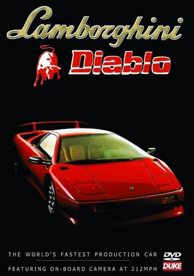 Lamborghini Diablo poster