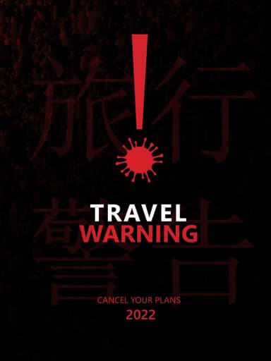 Travel Warning poster