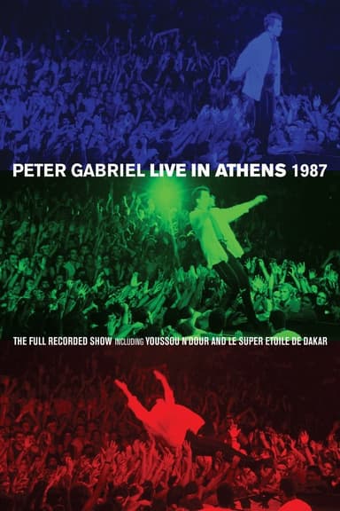 Peter Gabriel: Live In Athens 1987 poster