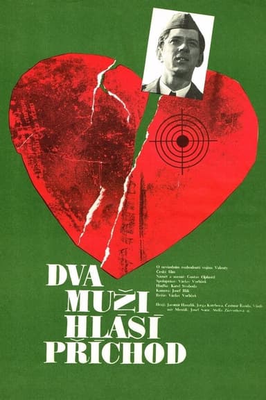 Dva muži hlásí příchod poster